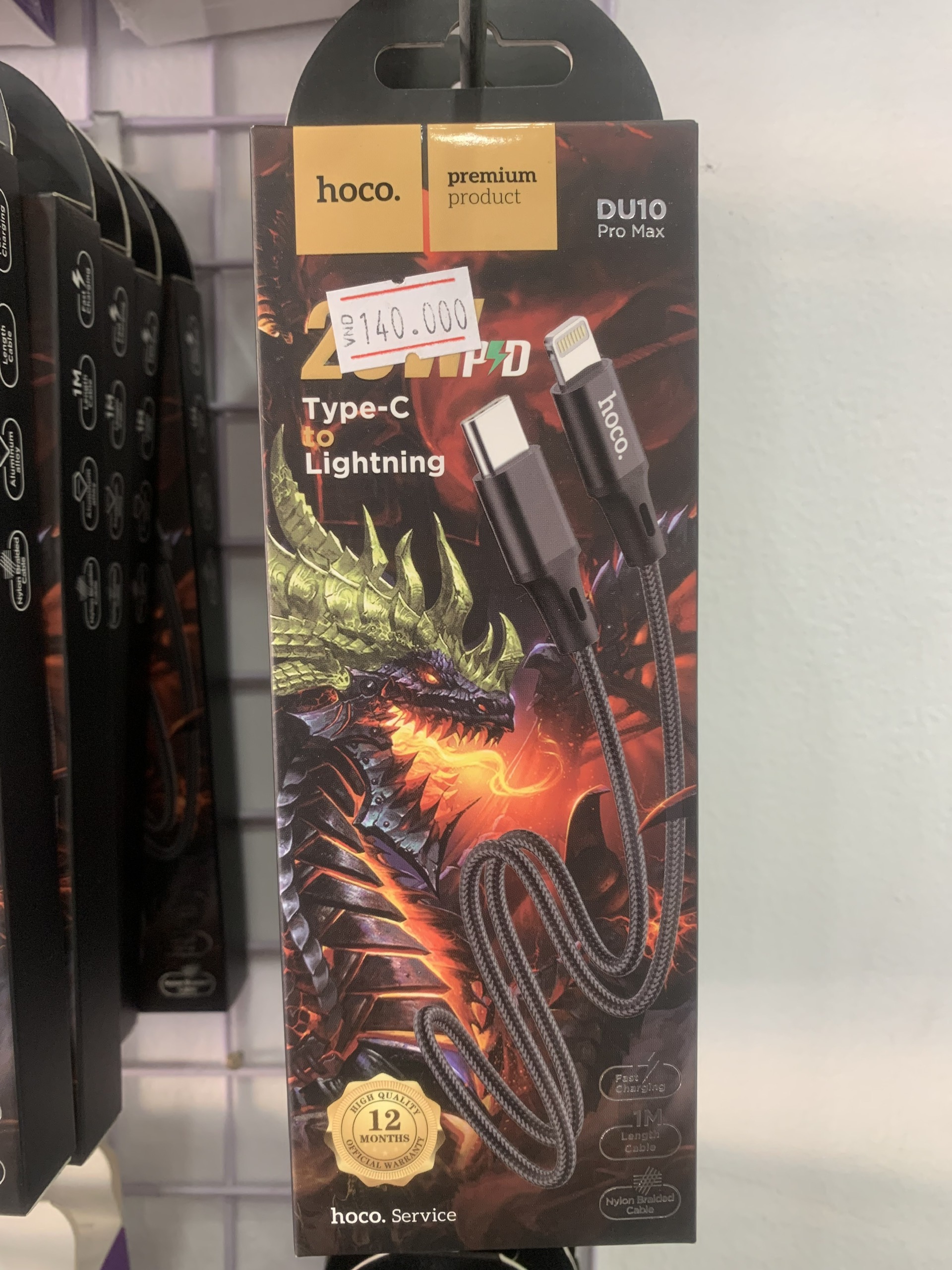 Cáp sạc nhanh Hoco DU10 PRO MAX