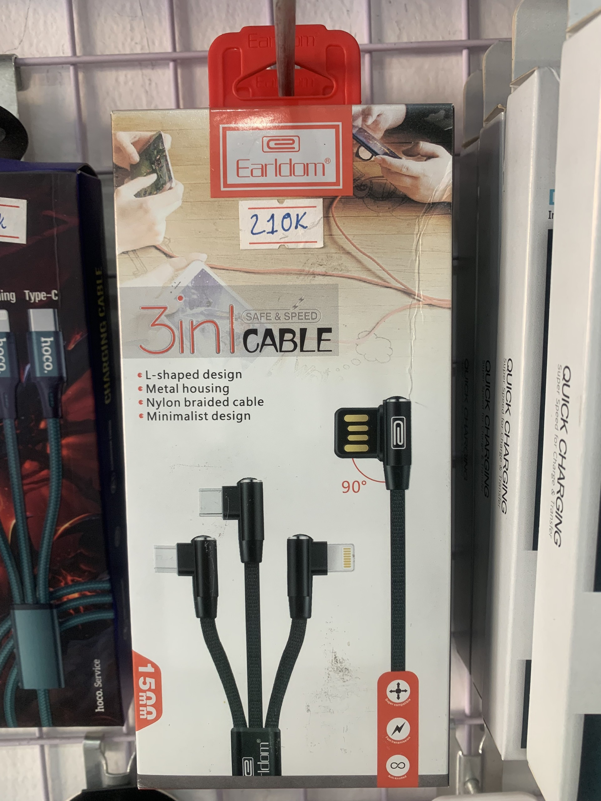 Cáp Dù 3in1 Earldom IMC-027