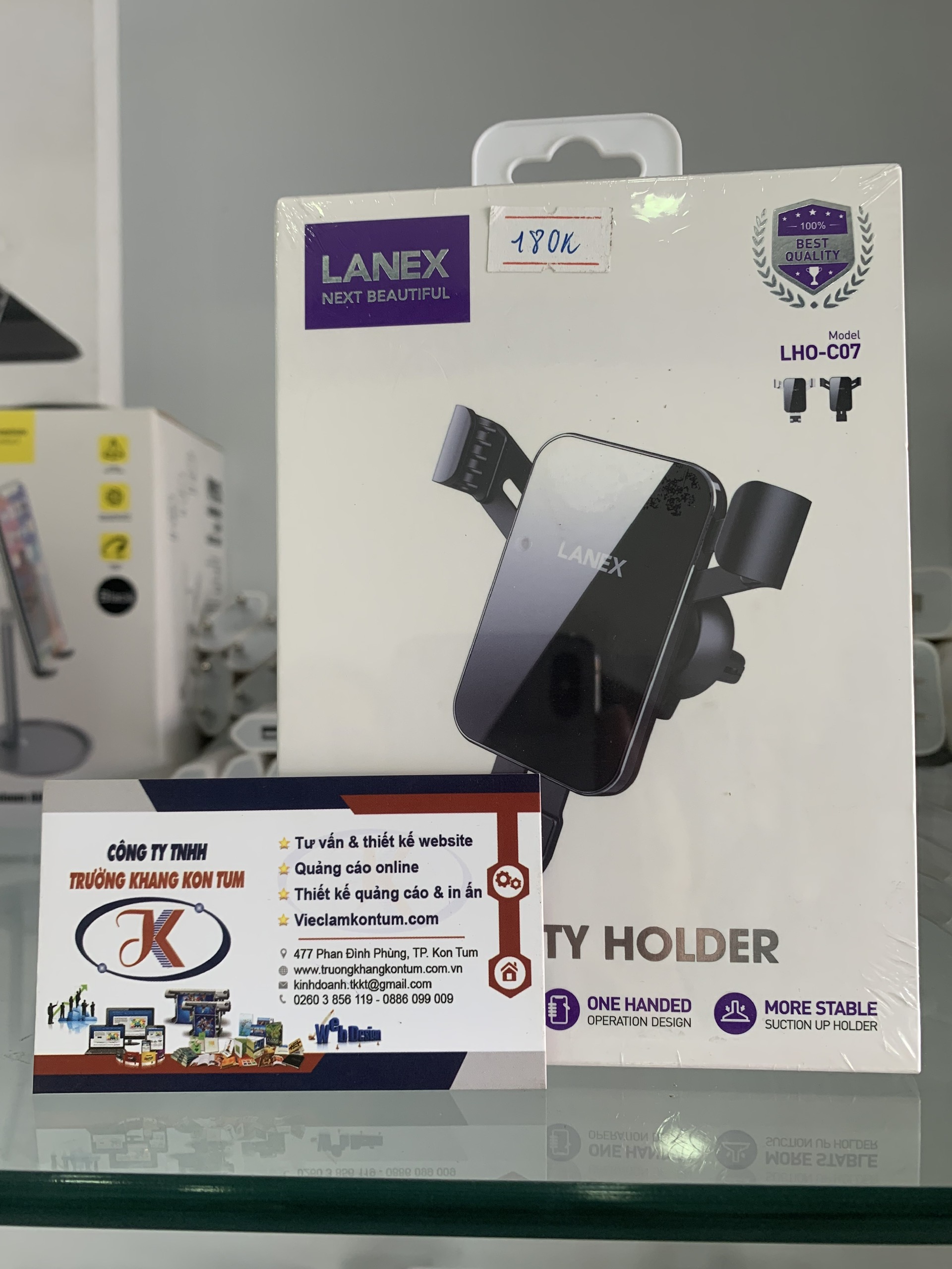 Giá đỡ điện thoại xe hơi LANEX LHO - C07