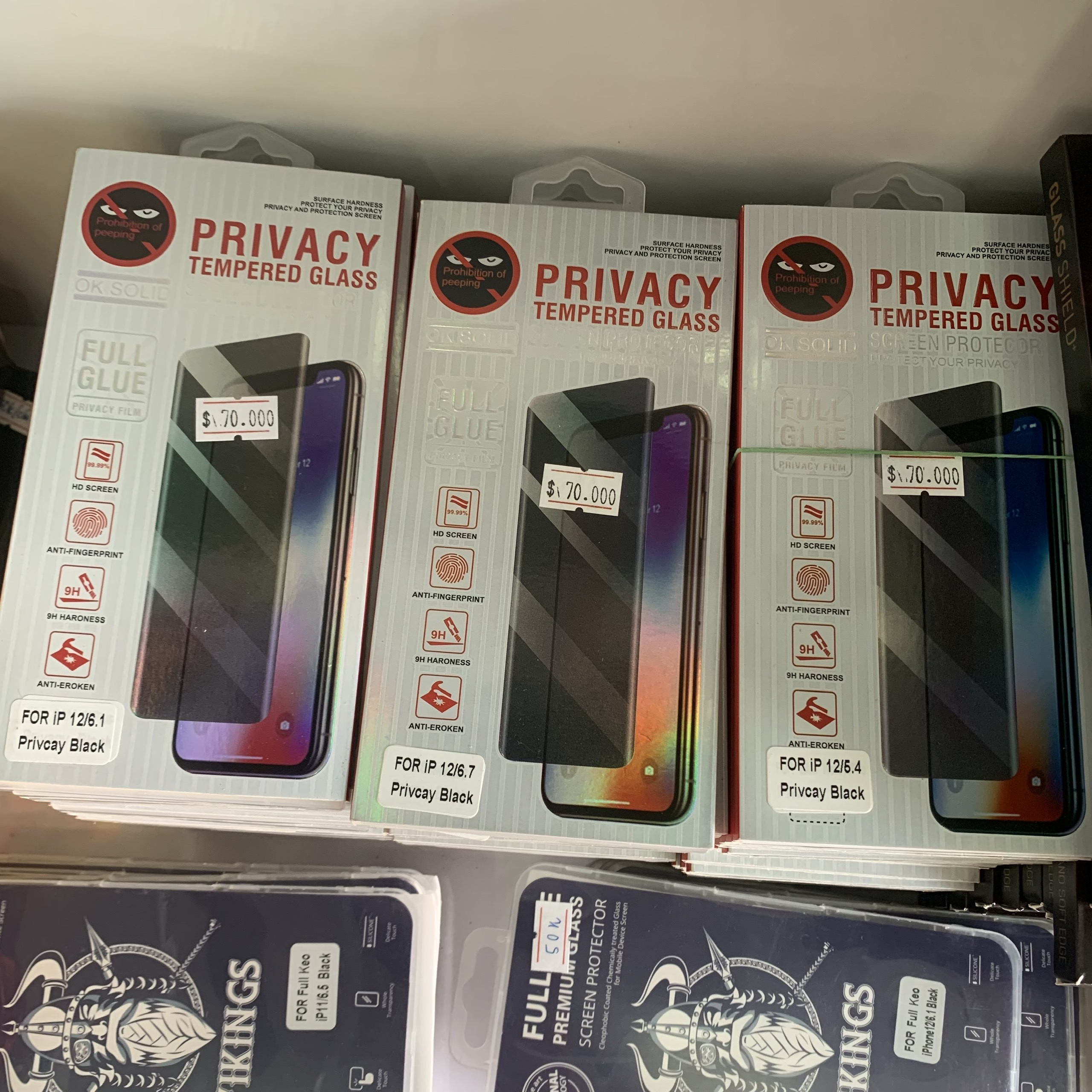 Kính cường lực chống nhìn trộm Privacy